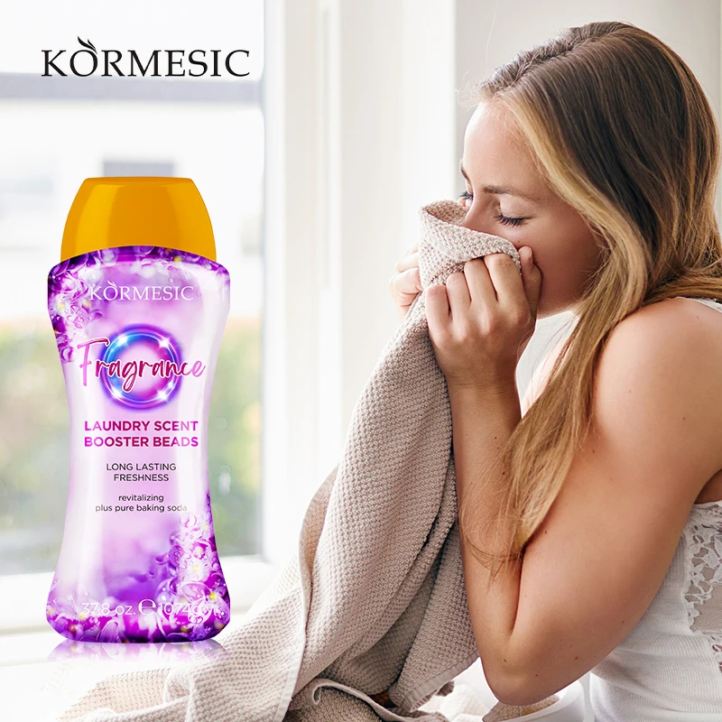 Private Label KORMESIC Fragrance Laundry Scent Booster Beads Long Lasting Freshness Revitalizing Plus Pure Baking Soda