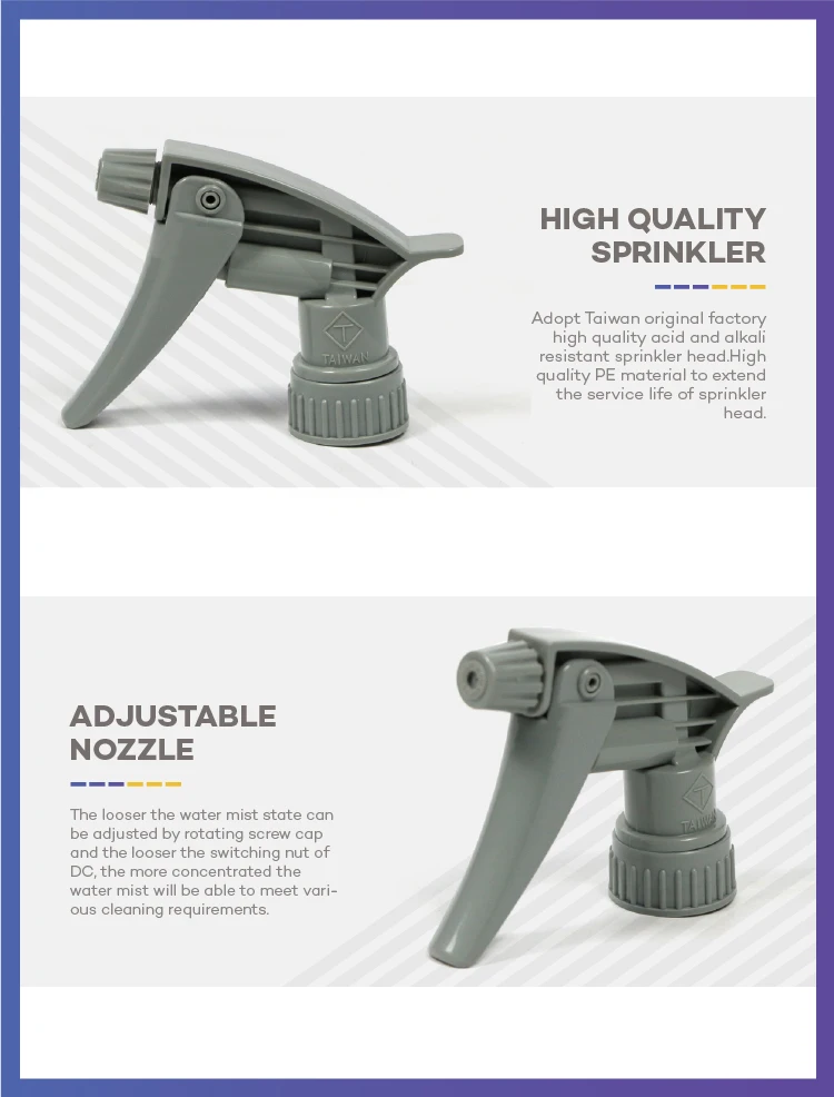 SG-133  Plastic Acid And Alkali Resistant Nozzle TANWAN T gray sprayer