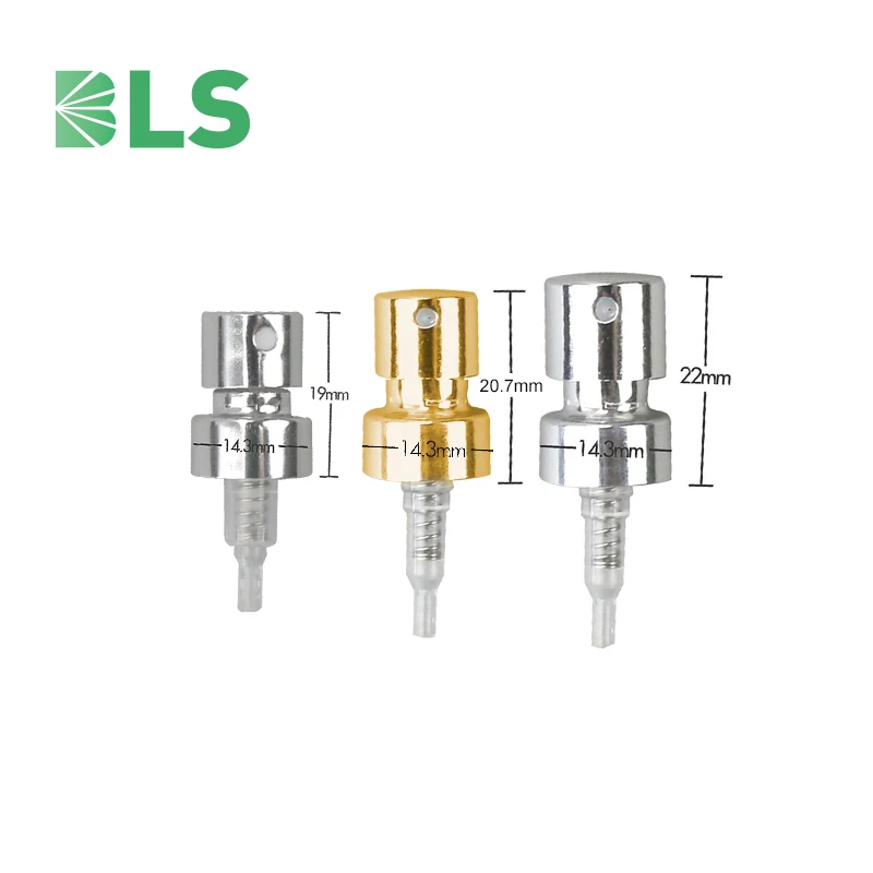 13/400 spray pump Custom high quality micro screw crimp mist water spray pump for perfume