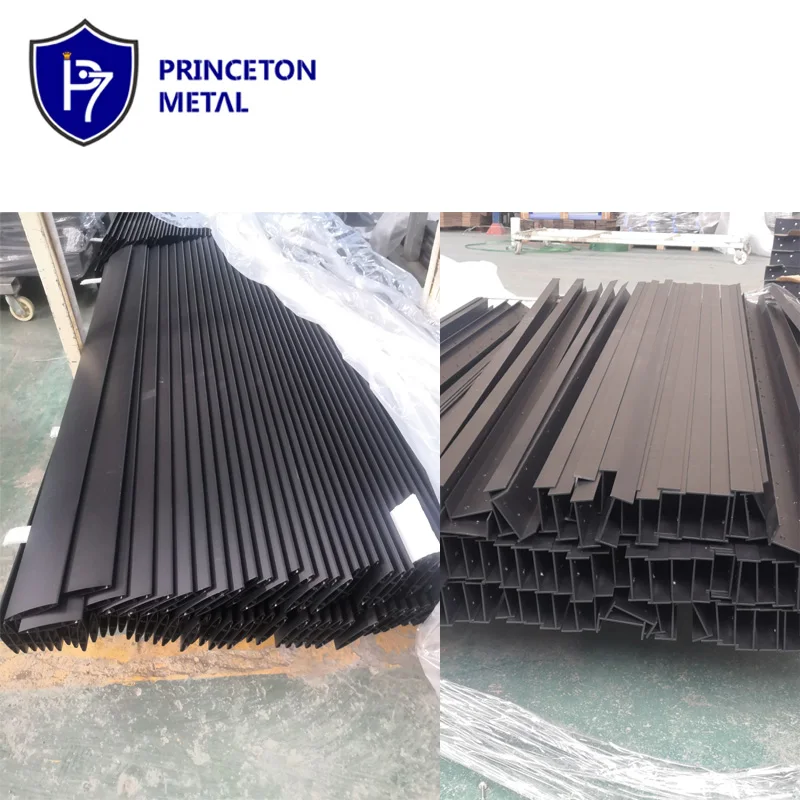 Princeton Metal Aluminum Profile 6063-T5 for Louver Fence Panels and Gate Customized Aluminum Extrusion