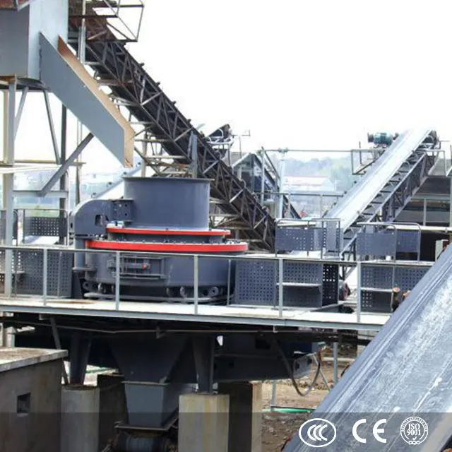 Small quartz vsi vertical shaft impact crusher rock crusher sand make machine from stone