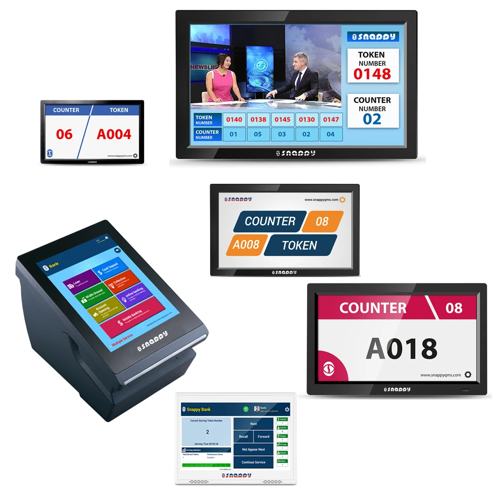 Мгновенным клиники больницы пациентов, которые ждут системы управления 8 дюймов билета