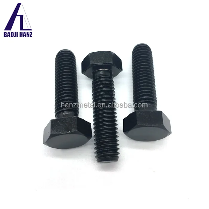 Good quality gr5 hexagonal titanium hex screws bolt for industry