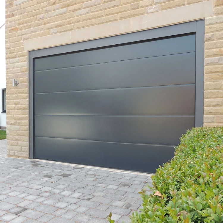 Rectangular window steel frame garage door Folding garage door automatic garage door