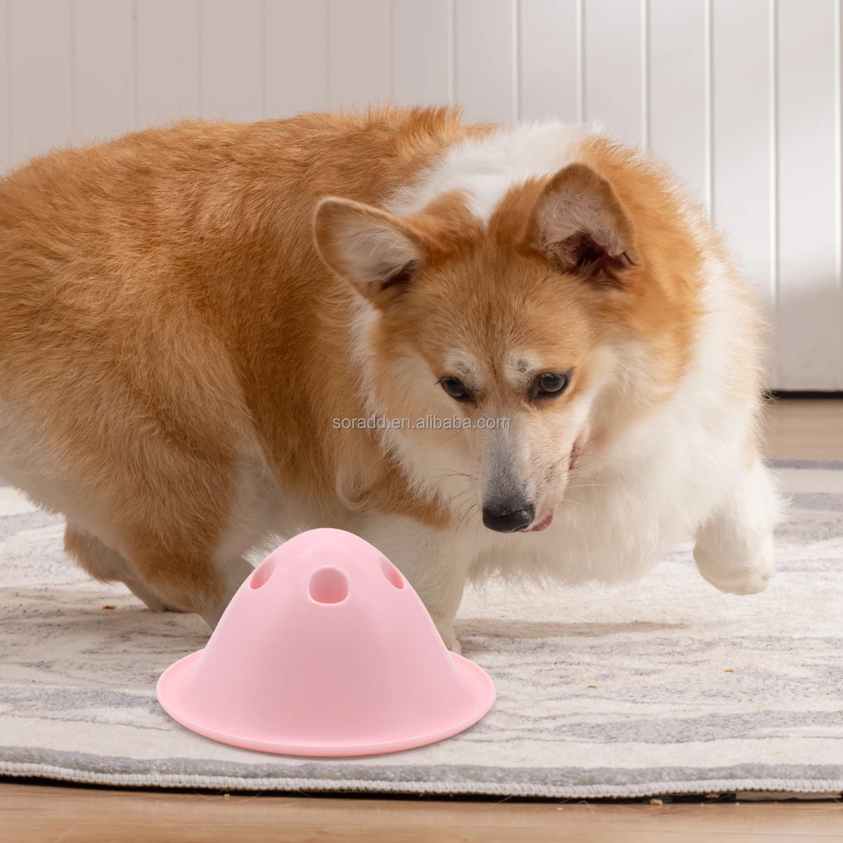 Dog Treat Chew Toy - Interactive Pet Dog Chew Toys - Mental Stimulation, IQ Training, Playing, hide and seek food.