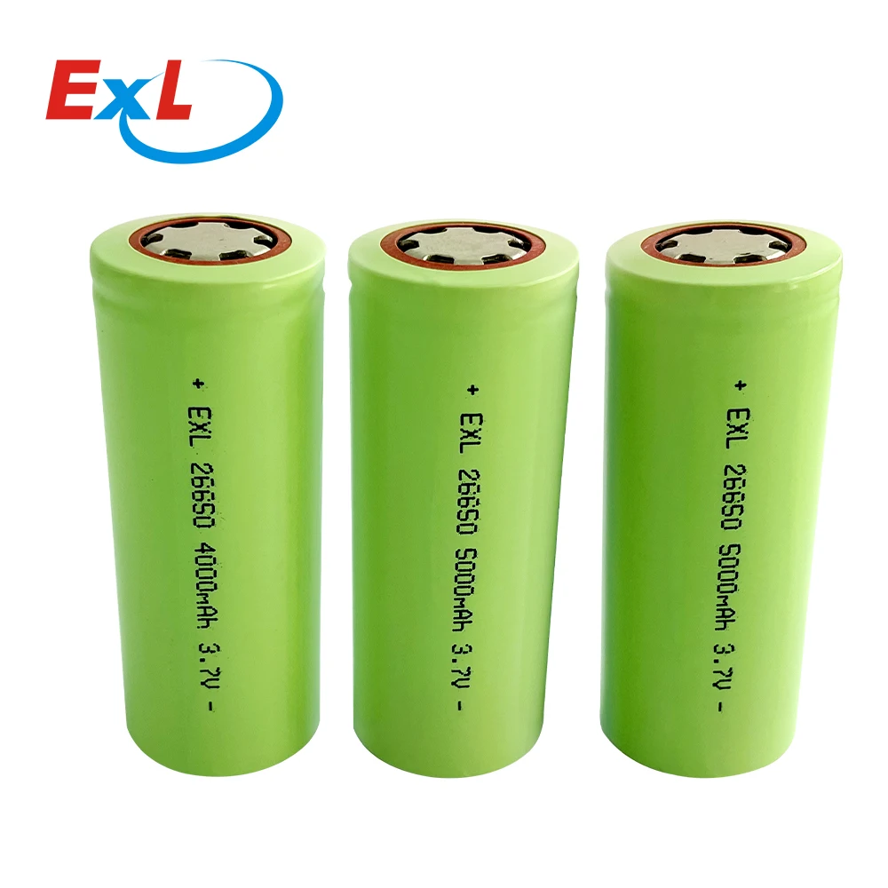 Customized 26650 battery 4000mAh rechargeable 3.7V Li ion battery 26650 for power tool