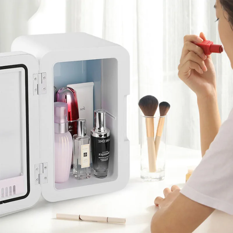 Dc 12v Ac 220v Car Portable Auto Mini Table Refrigerator Top Chocolate Minor Beauty Freezer Small Fridges For Chocolate Car