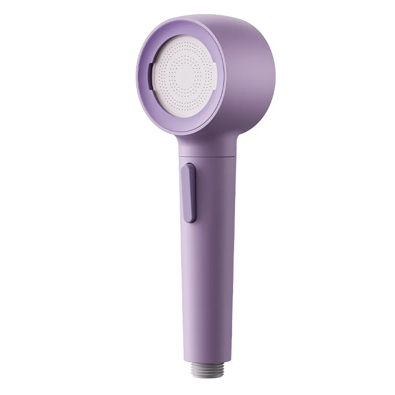 2024 New Desgin Increased Hand shower with stop button universal thread connection to shower hose for baby