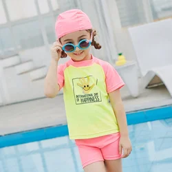 Latest Design Europe Swimwear Young Kids Beach UV Protection Swimsuits For Little Girl