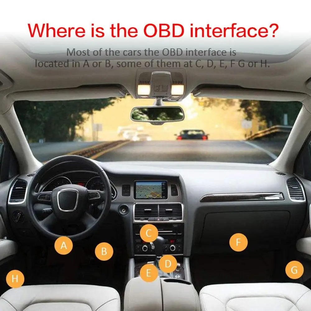  WiFi OBD2 сканер автомобильный диагностический считыватель кодов для ISO и