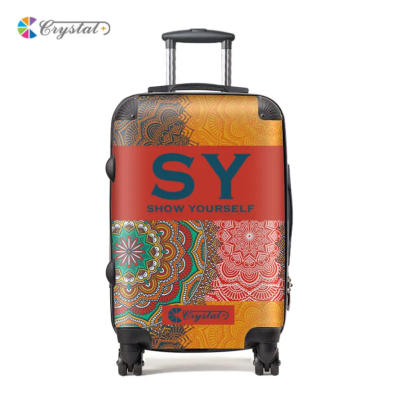 Customized Design Popular fashion polo fashion luggage bags abs+pc hard luggage