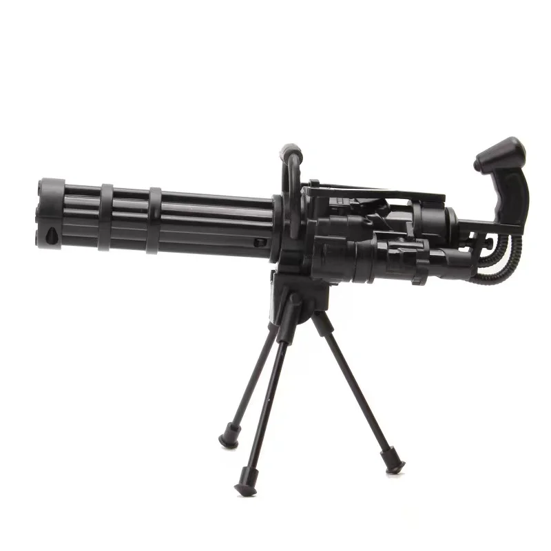 Gatling 50CM  Dual mode electric shooting Crystal pellet gun Hot sale Electric toy Outdoor water gun for children A barrage