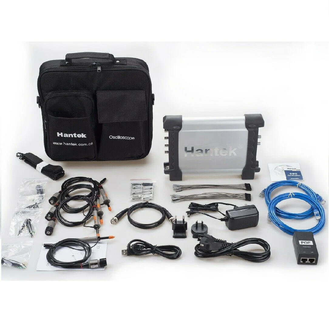 Hantek Dso3204 200 МГц 4 канальный цифровой осциллограф Usb ПК на основе Виртуальный осциллограф 1gsa/s 8 бит
