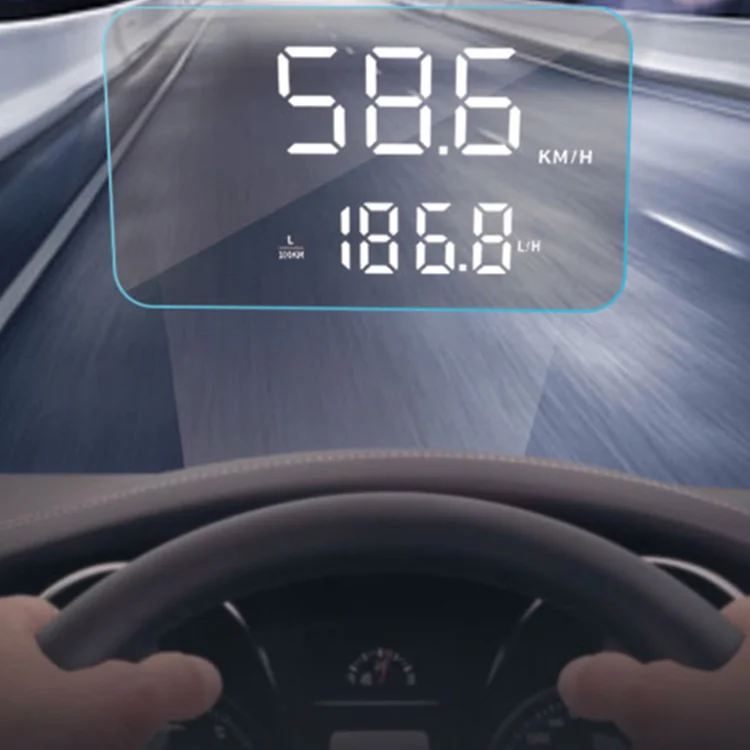 popular latest version  reflective speed screen mirror hud head up display for land cruiser lc200 2008-2021