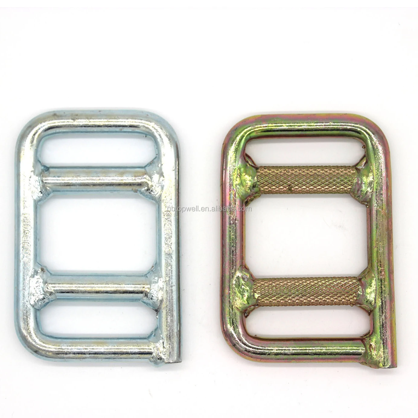 50mm 5000kg Double Bar Buckle One Way Buckle Galvanized Forged One Way Lashing Buckle