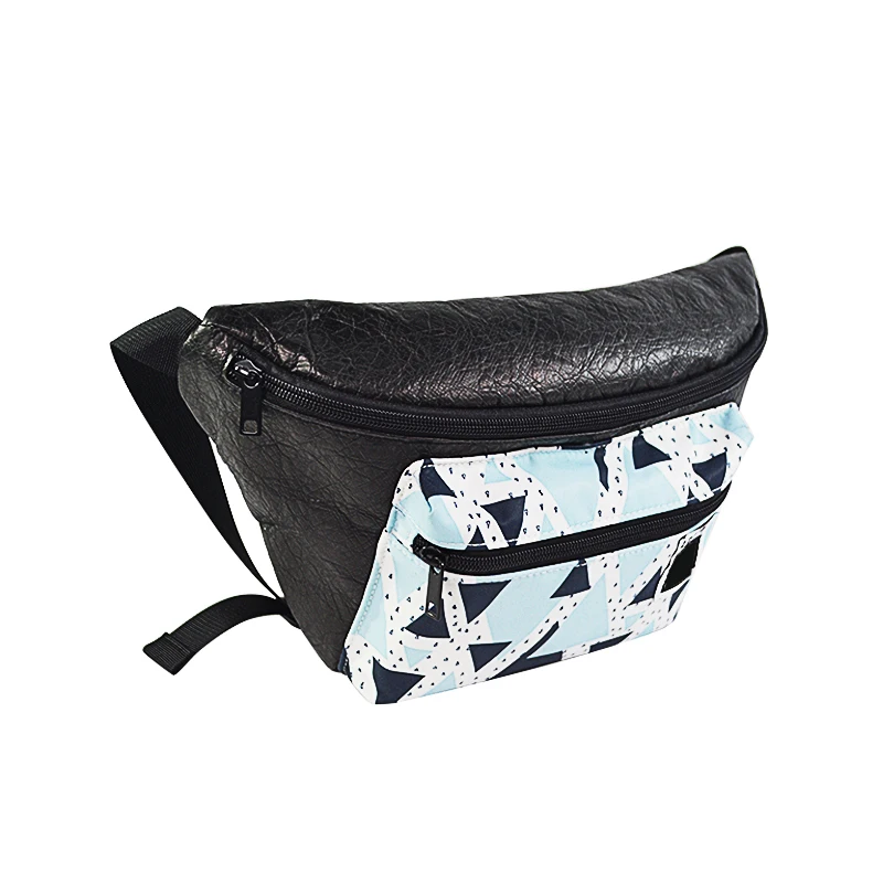 Customizable Logo Multifunctional Fanny Pack Waterproof Graffiti Outdoor Sports Running Cell Phone Emboss Custom Print waist bag