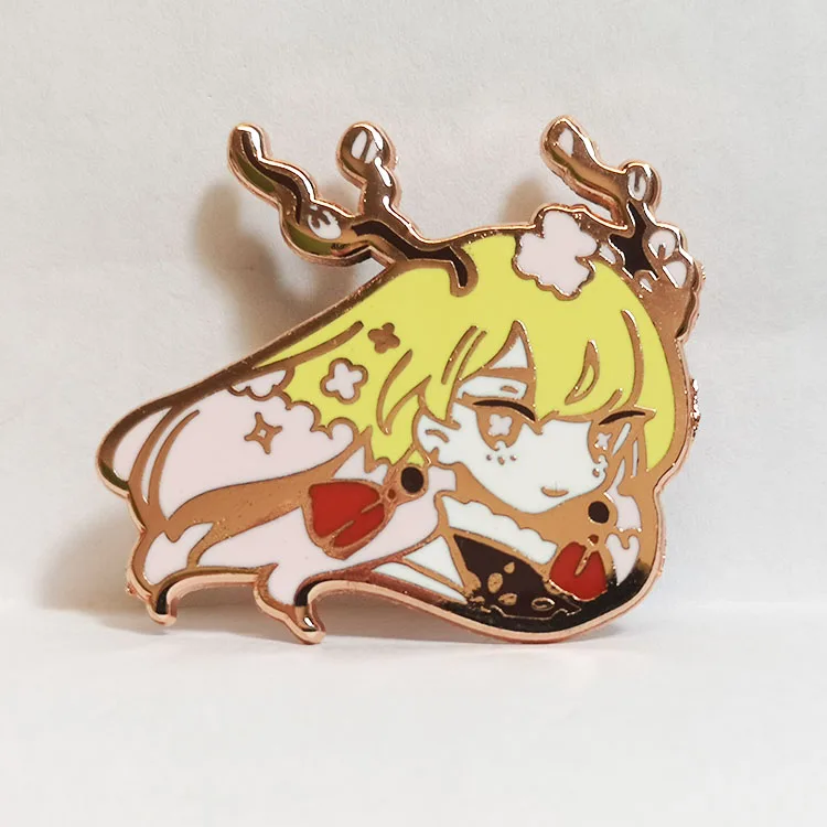 High Quality Custom Metal  Fashion Hard Enamel Badge Decorative Lapel Pins Souvenir Gift