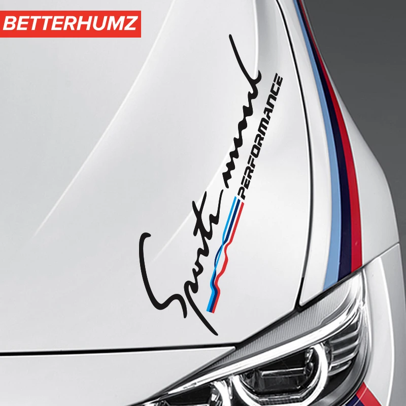 Car-Styling Stickers Car Hood Sticker Sports Performance Decals For Mercedes W204 W205 AMG A C CLA BMW E90 E46 E60 F30 3 Series