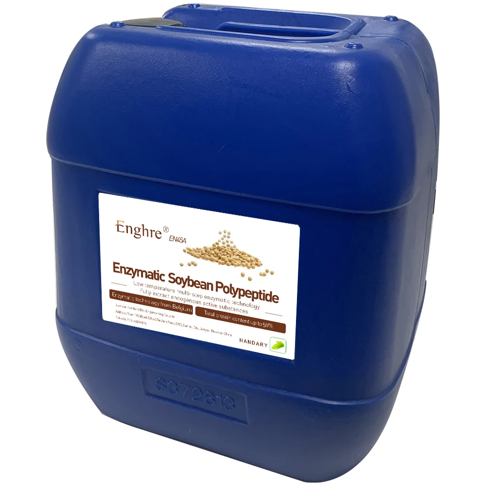 Liquid enzymatic soybean extract organic fertilizer natural