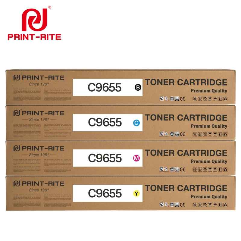 Картридж с тонером Print-Rite C9655 чипом совместимый принтером OKI