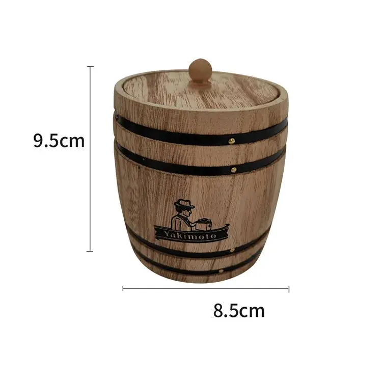 Caoxian Factory Cheap Small Mini Wooden Keg Coffee Bean Packaging Barrels Wholesale