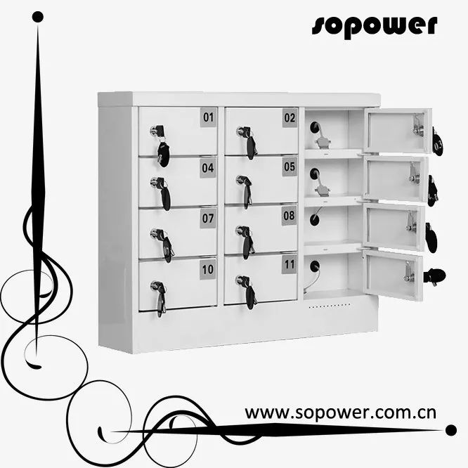 
2019 most popular Customized Hot sell Mechanical lock small 12-Door smart Phone Charging locker with cheap price 
