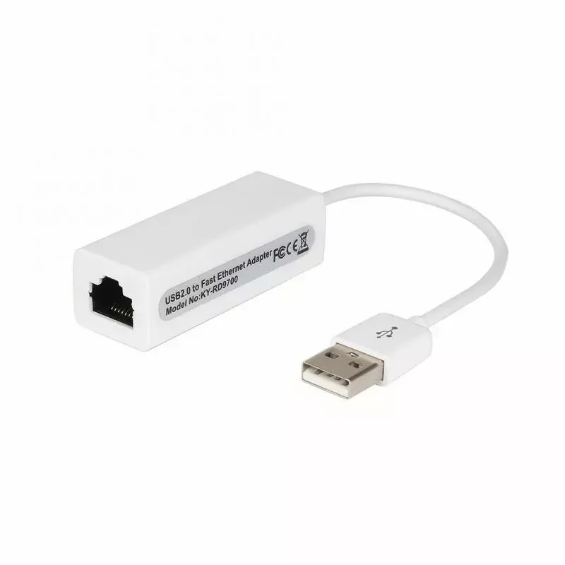 cheap 100Mbps Ethernet RJ45 Network Adapter card USB to wired network non-driveable for Windows 10/8/7/Vista/XP