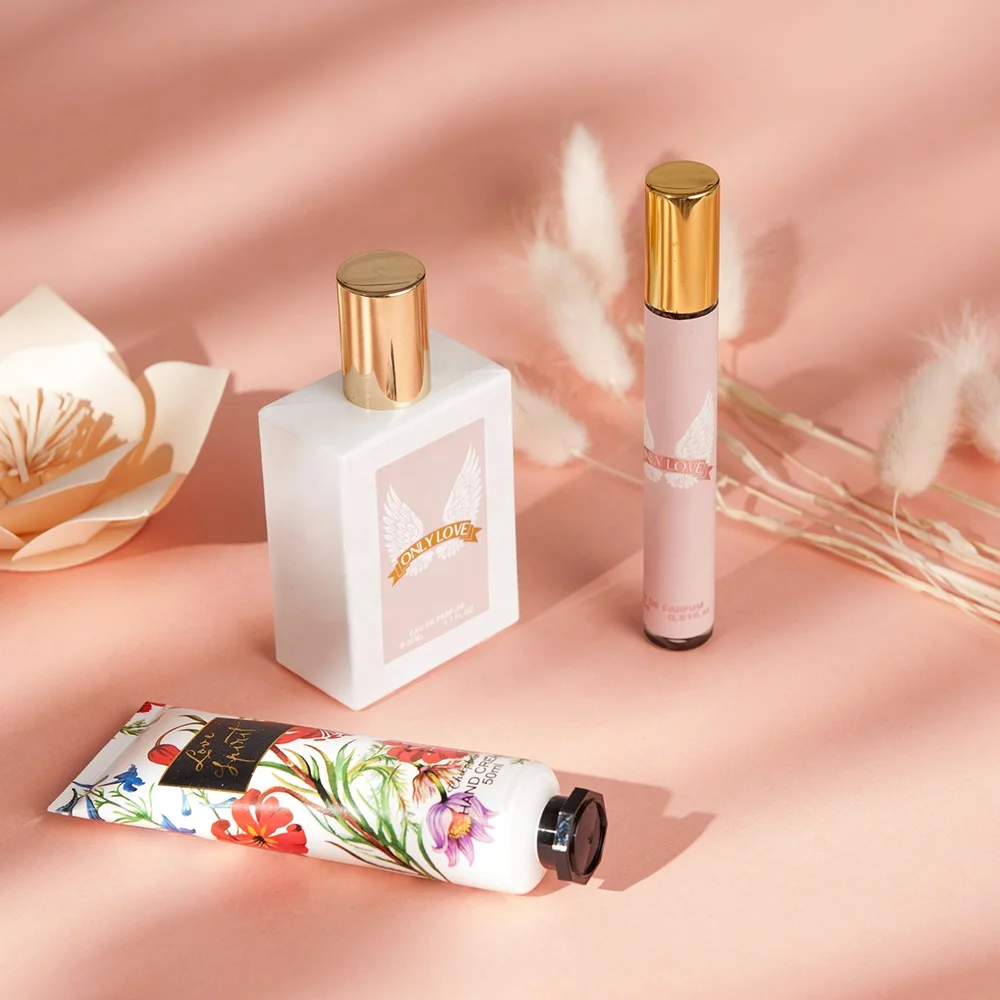 New Arrival 2pcs Mini Perfume Gift Set Hand Care Moisturizing Cream Body Moisturizer Hydration Mini Hand Lotion Travel Size Bulk