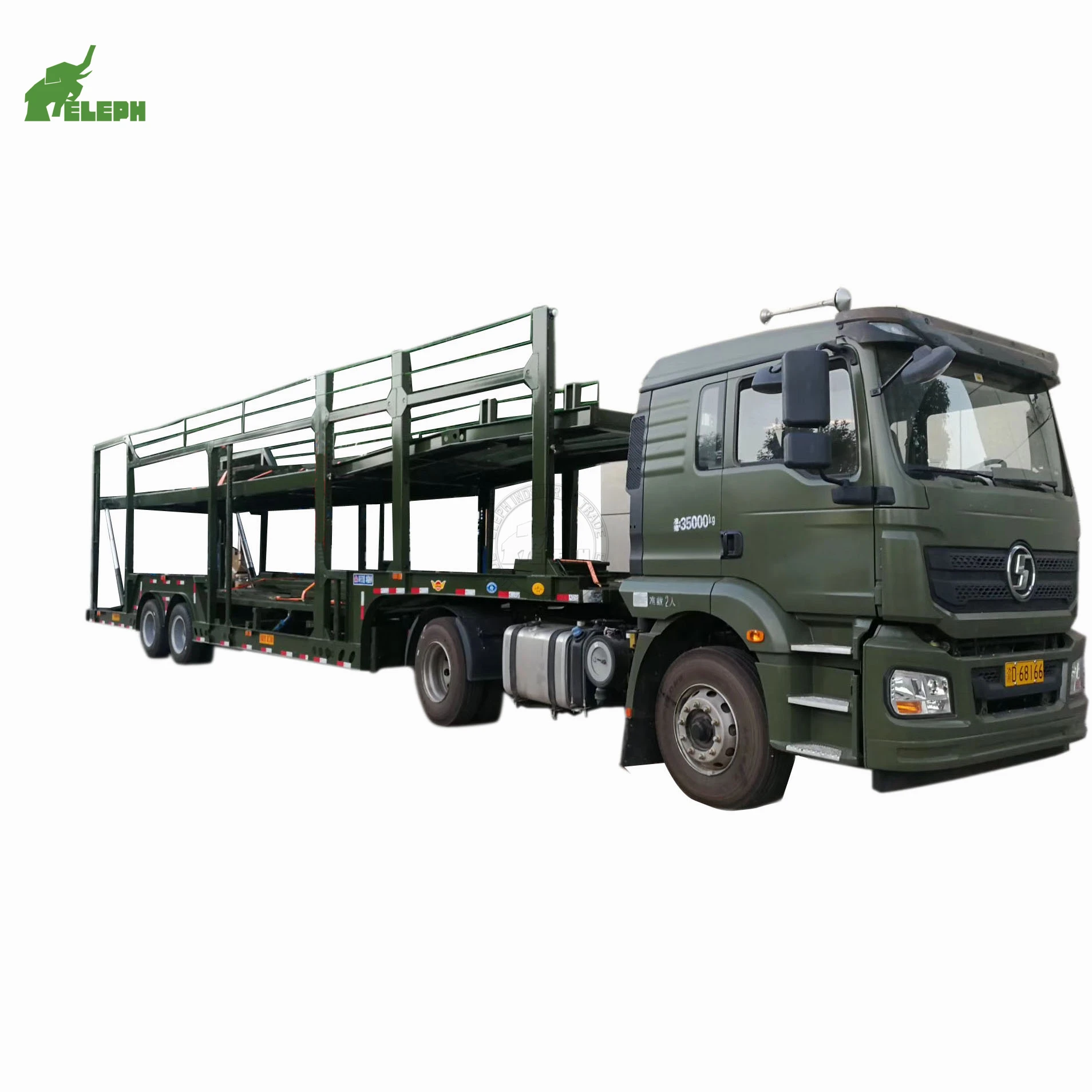Double Axles Large Capacity 8 Cars Vahicle Carrier Semi Trailer to Carry 07