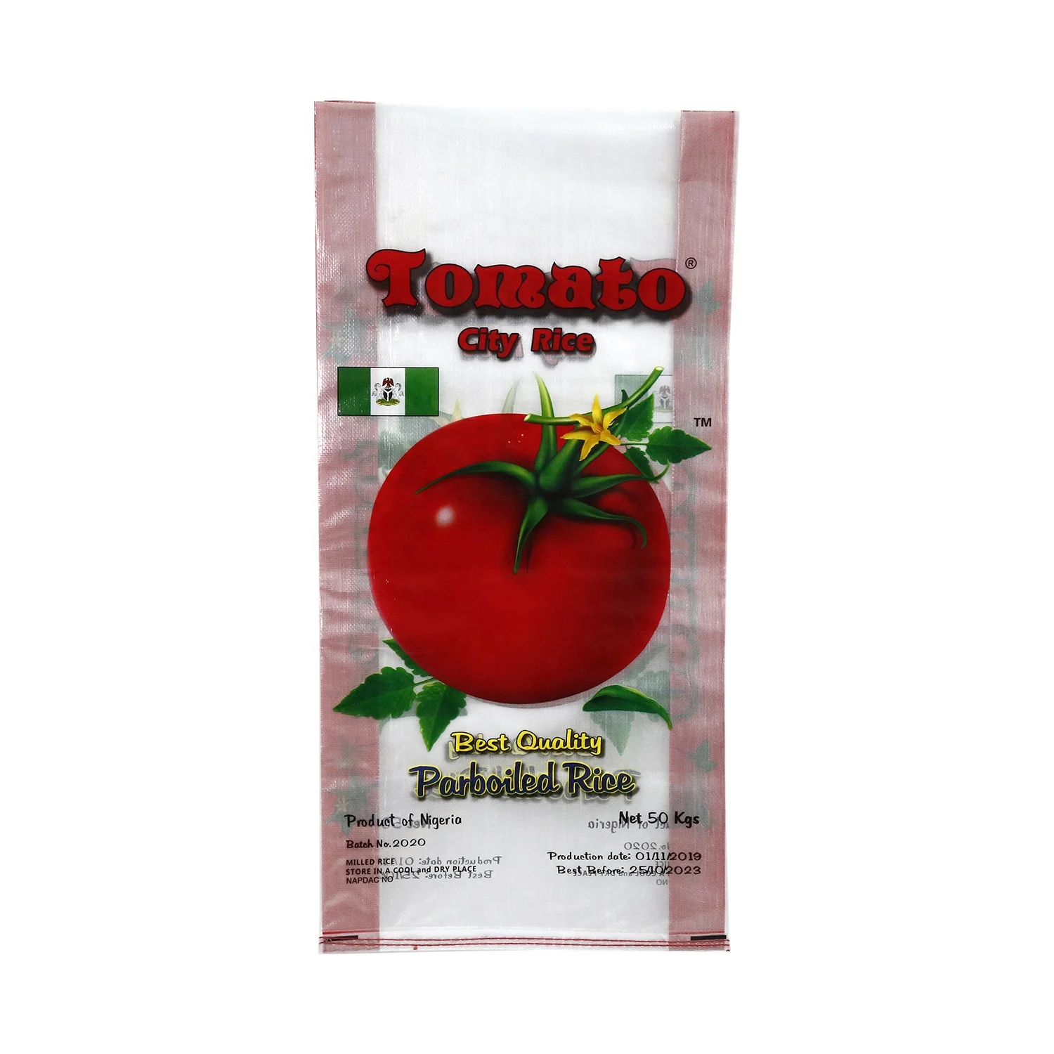 
Factory Customized 25kg, 50kg White Plastic PP Woven Chemical Resistances Bag for Powder, Fertilizer, Rice, Sugar, Flour, Cement 