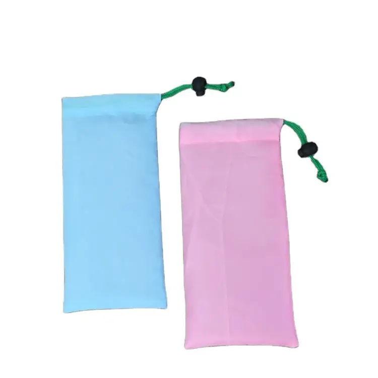 Custom Cheap Christmas Small Gift Candy Drawstring Storage Packaging Pouch Bags Polyester Waterproof Drawstring Bag With Logo