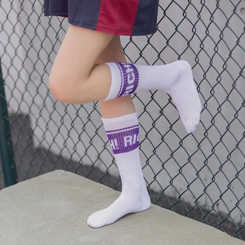 
Wholesale Couple Chausettes Skate Crew Combed Socks Custom Logo Unisex Cool Yezy Sneakers Men Socks Skate 