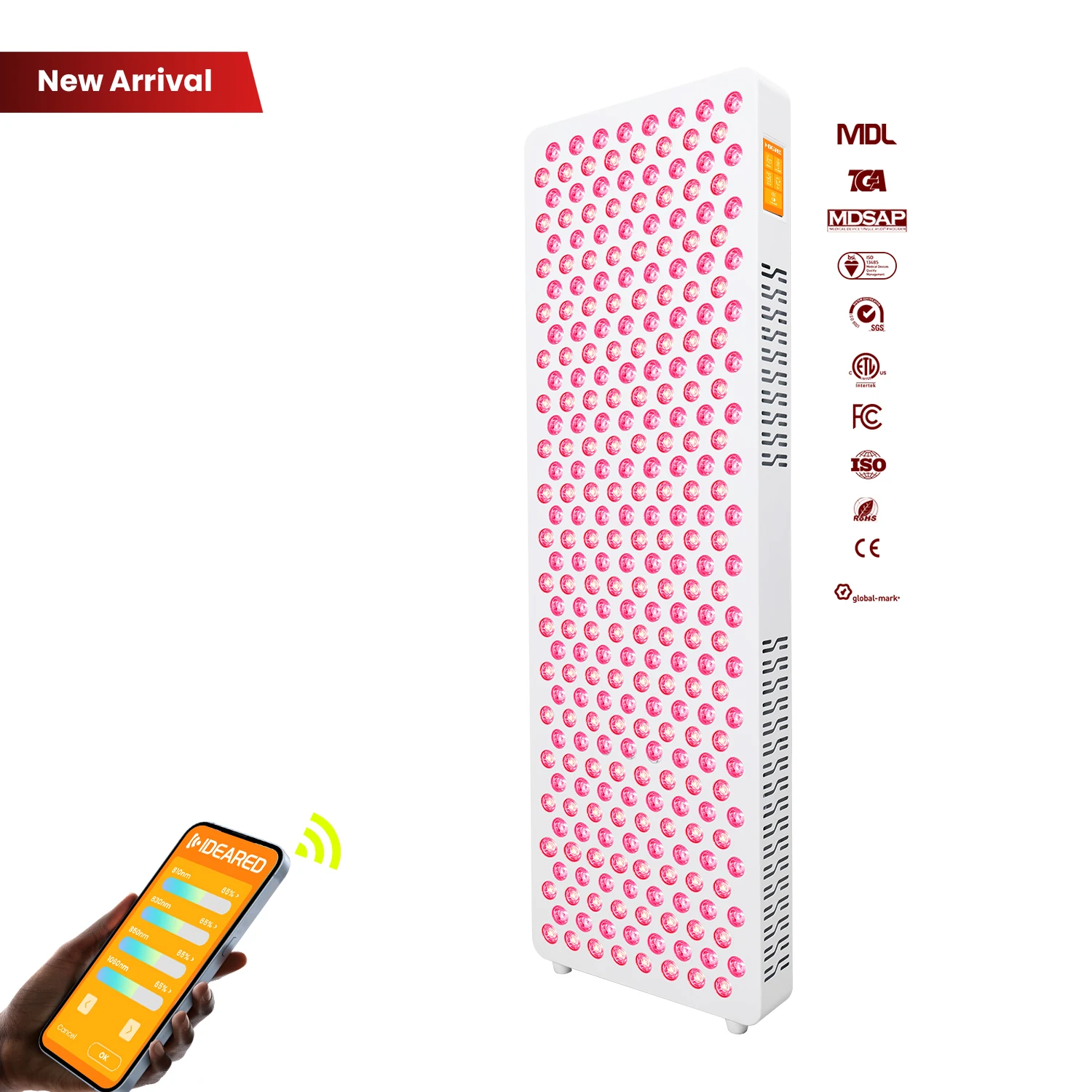 Medical grade shenzhen red light RLPRO300MAX 8 waves pdt led light therapy machine red light therapy panel for pain relief