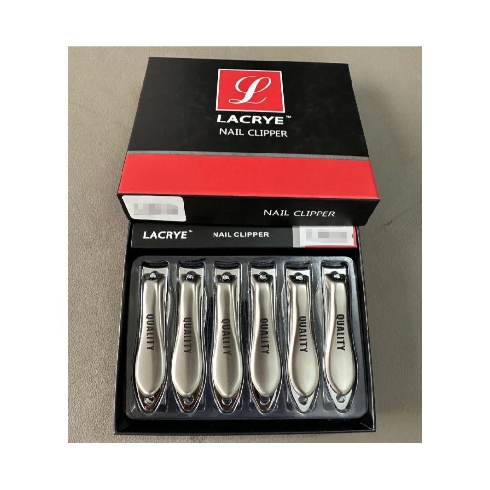 LACRYE Nail Clipper Cheap Price Hot Sale Portable Nail Cutter Factory Wholesale Stainless Steel Splash Proof Nail Clippers