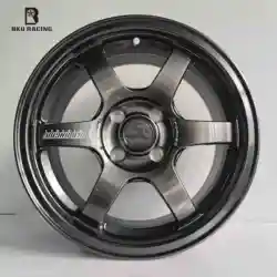 Bku racing passenger car wheels 15 16 17 18 inch 4x100 5x114.3 wheels for volk racing rims TE37 wheels civic jazz GK5 brz gt86