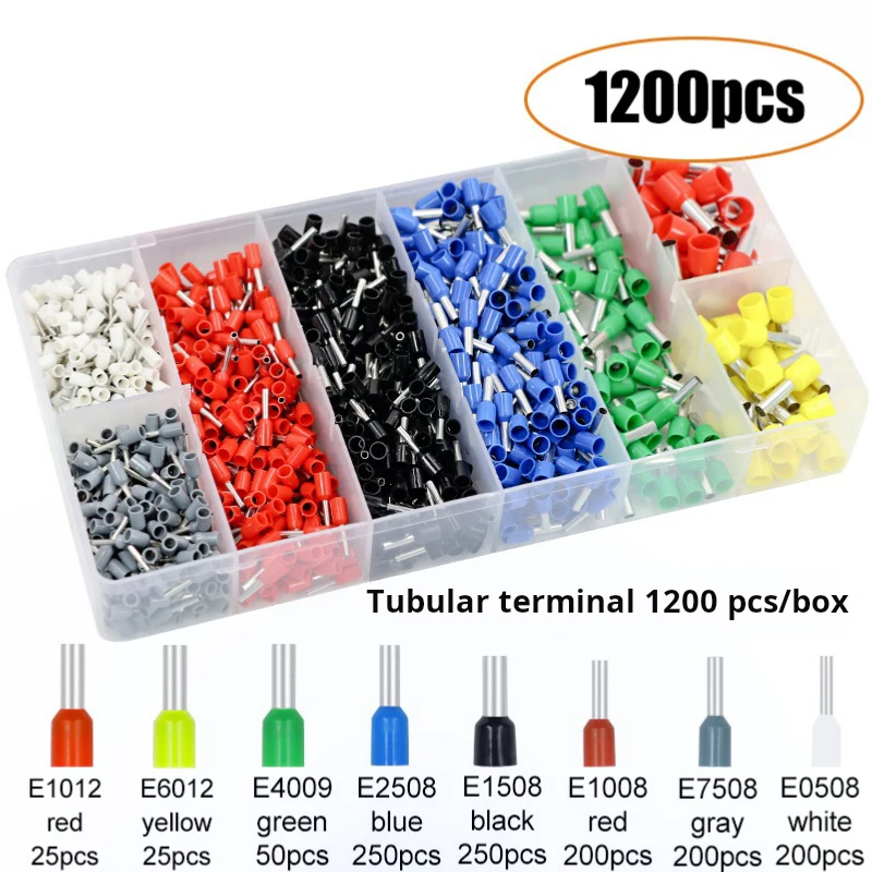 Tubular/pin terminal crimping pliers HSC8-6-4 manual crimping pliers tool plus 1200 electrician set