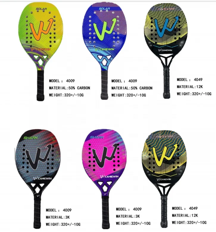 Hot Selling Padel Racket Carbon Fiber Eva Core Padel Tennis Racket Customized Paddle Racket Padel Racquet
