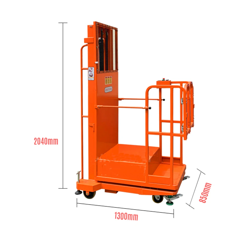 Stock Order Picker Electric Semi Electric Aerial Order Picker
