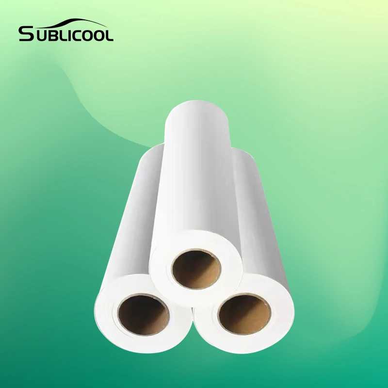 SUBLICOOL Высокое качество 80 г 90 100 110 120 рулон сублимационной бумаги печатная сублимационная бумага