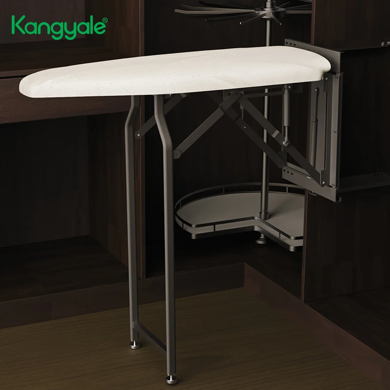 Wardrobe Hardware Folding Ironing Board Metal Sliding Laundry Room Ironing Board Vertical Ironing Board