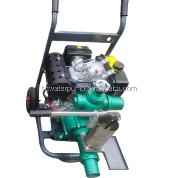 12HP Air-cooled diesel pump with 3 inch Double impeller high pressure irrigation water pump
