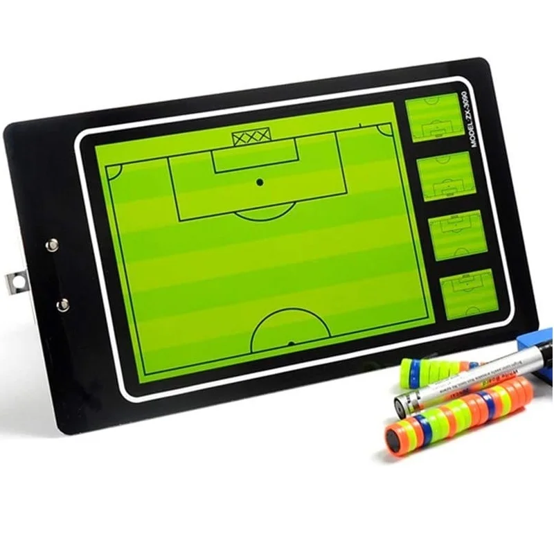 Football tactical board Soccer Basketball Training Coaches Clipboard Tactical Magnetic Coaching Board Kit with Marker Pen Eraser