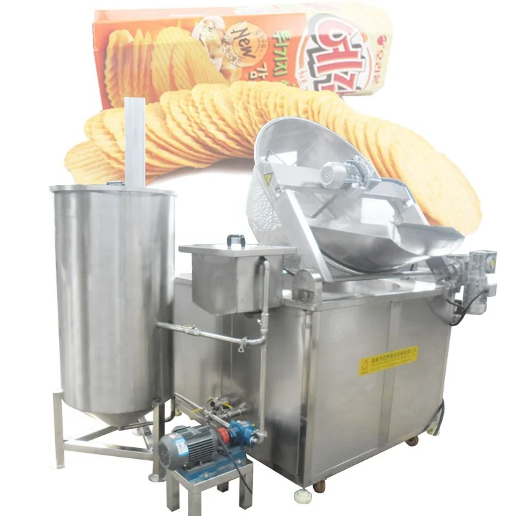 100kg/h semi-automatic potato chips processing machinery potato chips  production line price