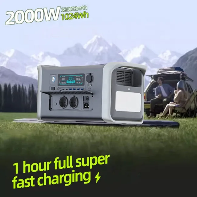 Best Price 320000mAh Solar Lithium Battery 1800W Fast Charging Portable Power Station Home Energy Storage System