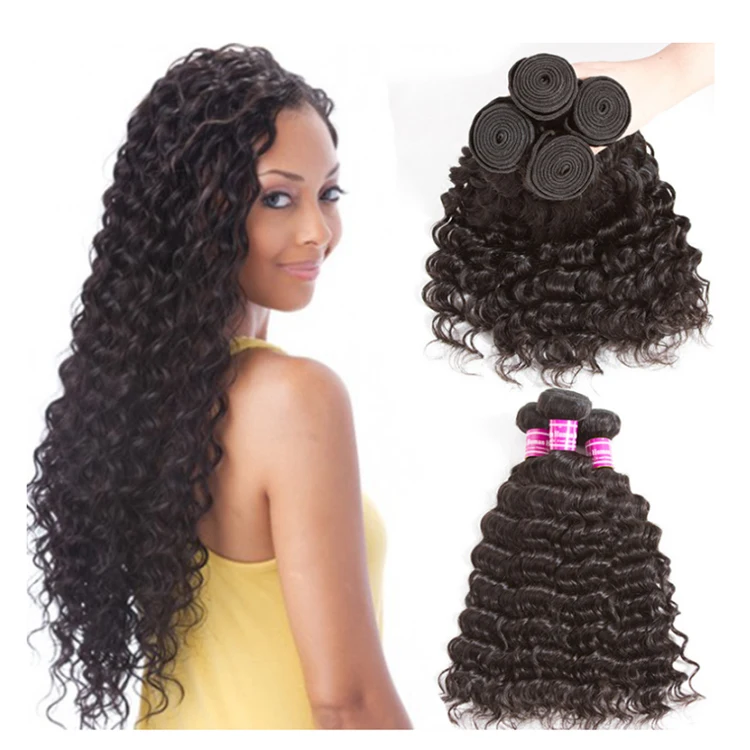 High Quality Unprocessed Cuticle Remy Aligned Keratin Hair Extensions Full Thick Bottom White Deep Wave Weaving Wholesale Human