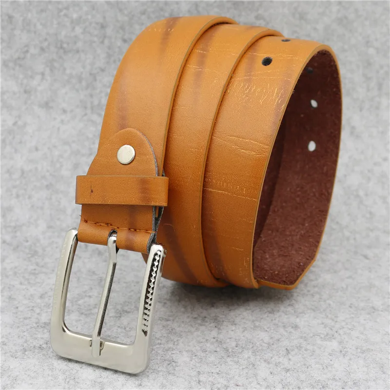 30MM Belts Mens Pin Buckle Belt wholesale PU belts for men iron buckle cheap custom design YiWu LQbelt Factory direct sale