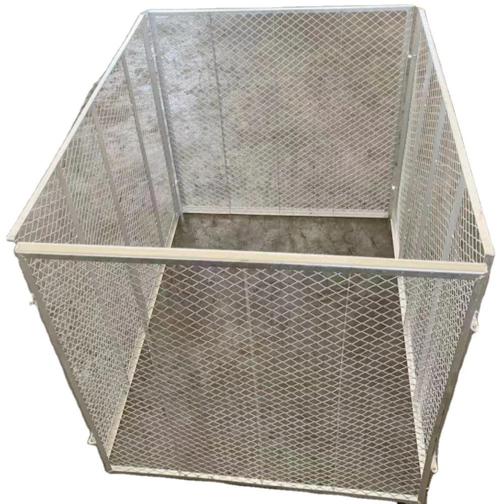 BSCI Certificate Factory Sales 100 x 80 cm Customized Hot Dipped Galvanized Expanded Metal Mesh Compost Bin