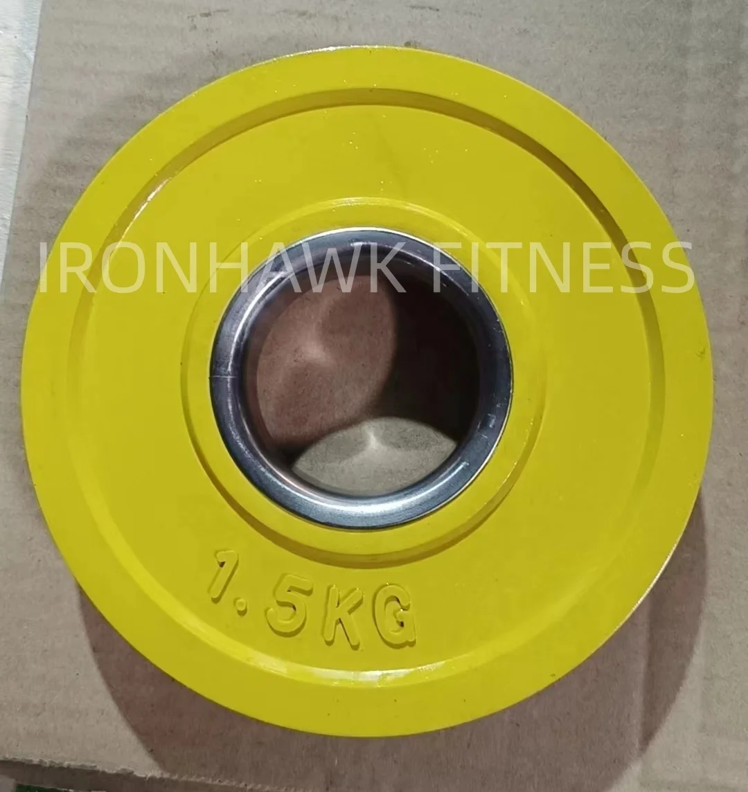 Gym Equipment Small change plates 0.5kg-2kg competitive gym weight plate bumper accessories change plate