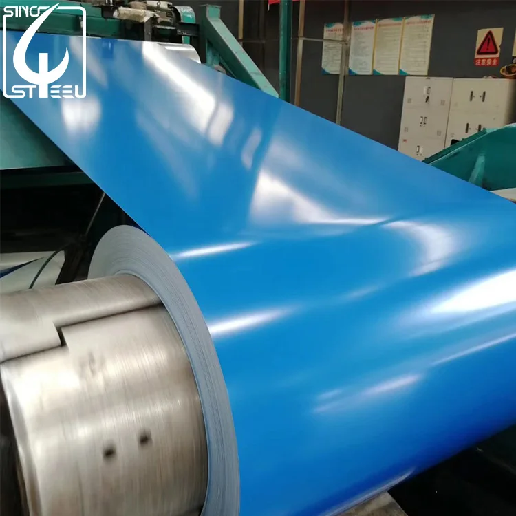 Предварительно окрашенная оцинкованная стальная катушка hs код синий цвет оцинкованный предварительно окрашенный оцинкованный лист