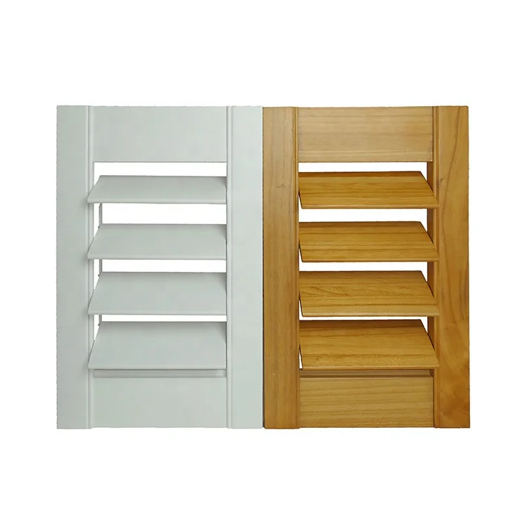 
2021 High quality woonden plantation shutter louver 